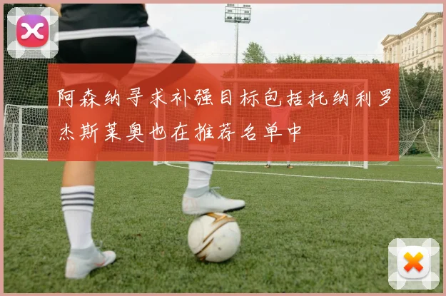 阿森纳寻求补强目标包括托纳利罗杰斯莱奥也在推荐名单中